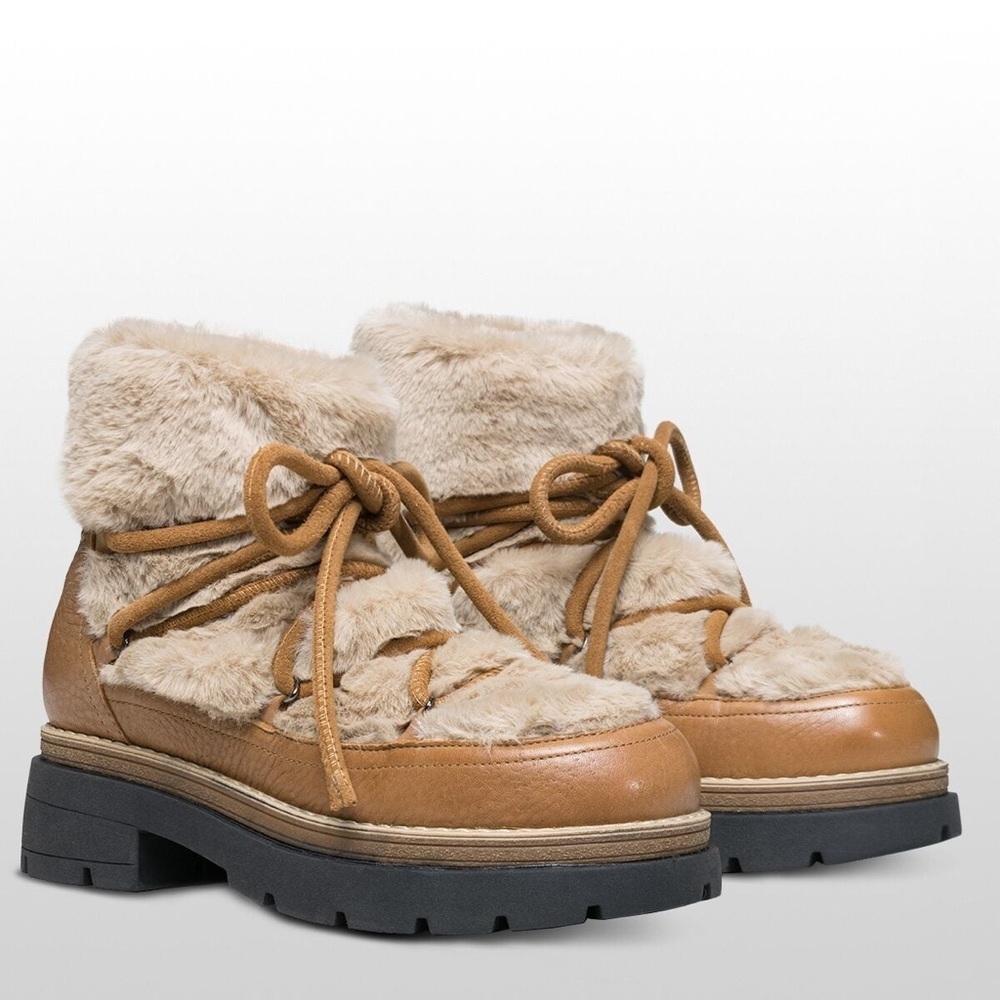 New Free People Polar Queen Faux Fur Boot Size 8.5